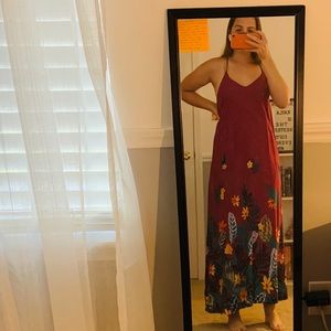 cute mauve floral dress